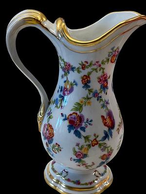 Hand Painted, Ceramic Coffee Jug, Wildflowers creamer, Coffee