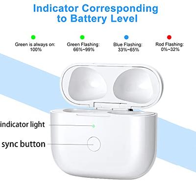 Charging Case Replacement for AirPods 3rd Generation, Upgraded AirPods 3  Wireless Charger Case, Compatible with AirPod 3 Gen Support Blue-Tooth