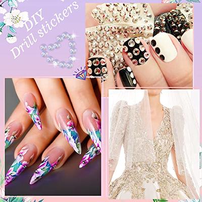 Self-adhesive Crystal AB Rhinestone Stickers Sheet