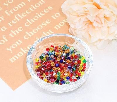 Diameter Sparkling Crystal Beads Faceted Glass Beads Bulk - Temu