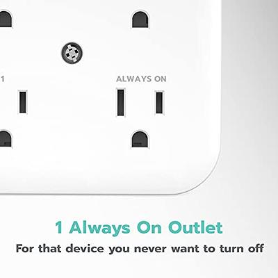 Kasa Smart Plug HS103P4, Smart Home Wi-Fi Outlet Works with Alexa, Echo,  Google Home & IFTTT, No Hub Required, Remote Control, 15 Amp, UL Certified