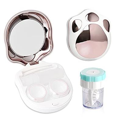 AITIME Storage Organizer for Daily Colored Contact Lenses, Disposable  Contact Lens Dispenser,Clear Plastic Box for All Brands Daily Lens(Pink)