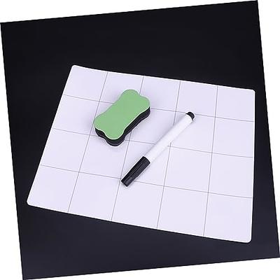 Magnetic Project Mat Showpin Magnetic Mat for Screws with Dry Erase Pen,  Cleaning Cloth - Professional Magnetic Pad Preventing Small Screws from