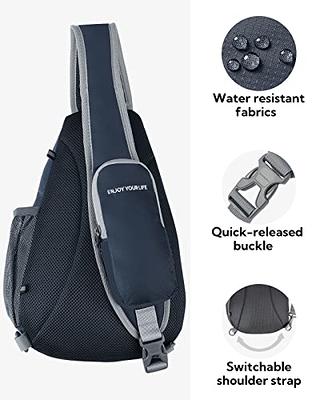Divoom Sling Bag with LED Display, Crossbody Waterproof Shoulder Chest Backpack Cycling Travel Daypack for Men Women
