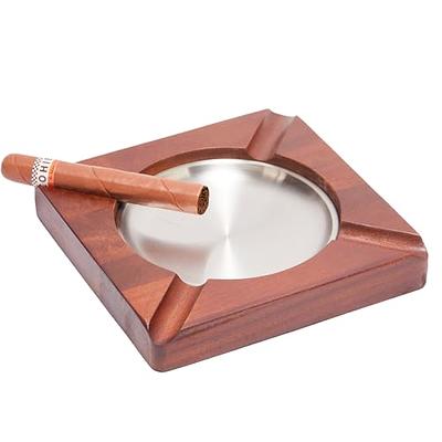 Joyoldelf Cigar Ashtray Outdoors Windproof Vintage Ashtray with Cigar  Accessories Drawer Cigar Holder,Ashtray for Outside Patio Cigar Ashtrays  for Outdoors Cigar Gift for Men - Yahoo Shopping