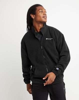 Men's Champion Explorer Fleece Full-Zip Jacket, Script Logo Army XL