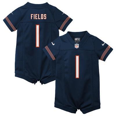 Justin Fields Chicago Bears Nike Orange Alternate Game Jersey