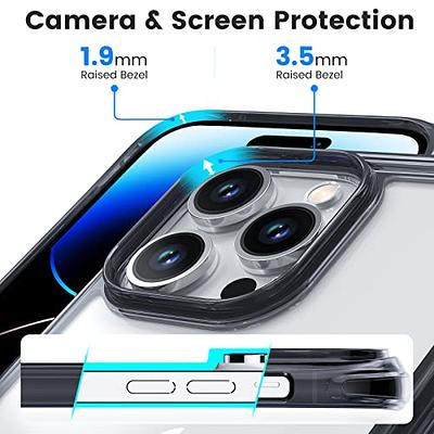 Mkeke for iPhone 14 Pro Max Case Clear Magnetic Version Work with MagSafe  Non Yellowing Shockproof Case with Military Grade Protection for Apple