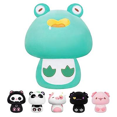 Mewaii 14” Mushroom Plush, Frog Plush Pillow Soft Plushy Squishy