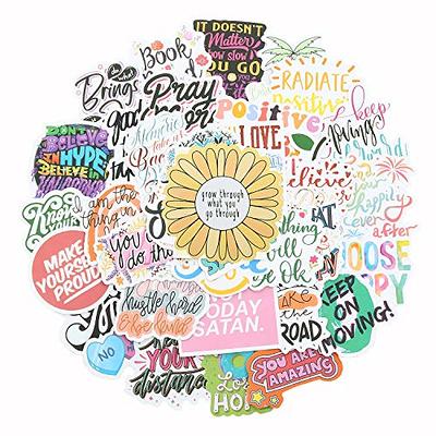 200Pcs Inspirational Stickers,Vinyl Waterproof Stickers for Laptop