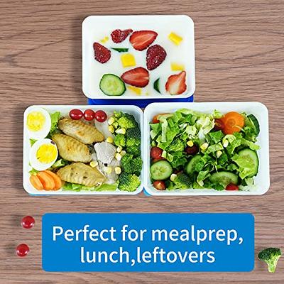 Meal Prep Containers - 30 Reusable Plastic Containers with Lids