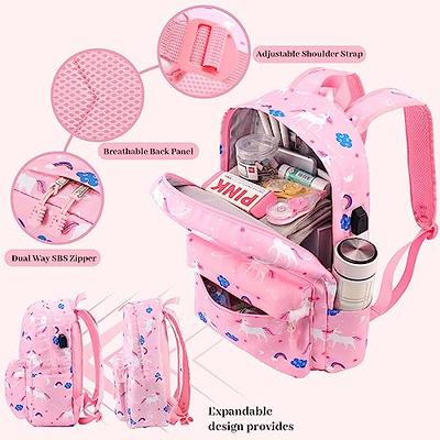 SCIONE Unicorn School Backpack for Girls Set 3 in 1, Teens Girls