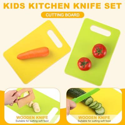 Kids Chef Knife Set with Peeler Yellow