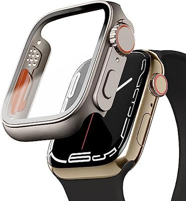 HEADDY Compatible with Apple Watch Series 7/8 45mm Shell,Fashionable Thin  Scratch Resistant Hard Shell Equipped with A Toughened Glass,Apple Watch  Ultra Style Case for iwatch 7/8 45mm - Yahoo Shopping