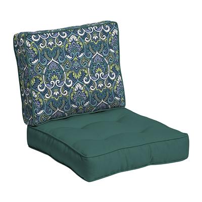 Arden Selections Sapphire Aurora Damask Outdoor Toss Pillow - Set of 2