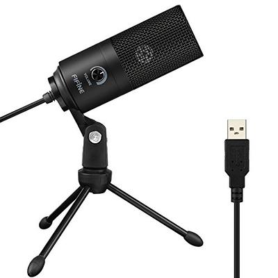 YOTTO USB Microphone Kit 192KHz/24bit Condenser Computer PC Mic Cardioid  Studio Recording Vocal Microphone for Voice Overs Podcasting PC Gaming  Streaming  with Pop Filter, Tripod, Shock Mount 