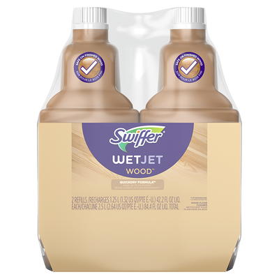 Swiffer Febreze Lavender WetJet Spray Mop Liquid Refill, 2-Pack