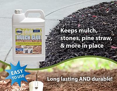 Mulch Glue - Concentrated Gallon - Glues & Locks Mulch, Pine Straw, Dust &  Dirt- Professional Grade Landscape Glue - Yahoo Shopping