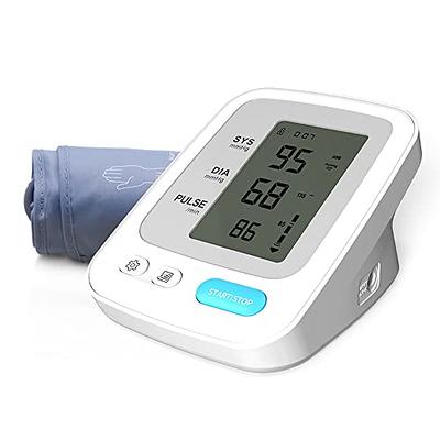 Mebak Blood Pressure Monitor, Upper Arm BP Cuff, Blood Pressure Gauge for  Home Use, Voice Broadcast, 8.7-16.5 Inches Adjustable, 2 Users