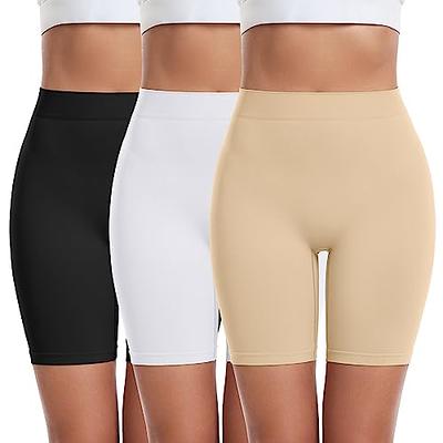 FRESBEIT 3 Pack Slip Shorts for Women Under Dress Comfortable Smooth Boyshorts  Panties Biker Shorts BWN XL - Yahoo Shopping