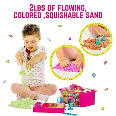 GirlZone Ice Cream Shop Play Sand for Kids, Kids Sand Kit with Sand Ice  Cream Toy and 2lbs Sensory Play Sand for Kids, for Girls 8-12 - Yahoo  Shopping