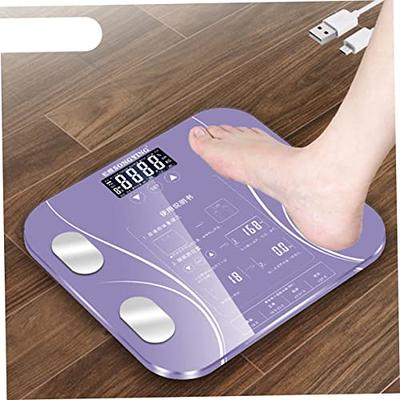  Lepulse Body Fat Scale, Scales for Body Weight and Fat, 8  Electrode Large Display Smart Scale, Body Composition Monitor, Accurate  Digital Bathroom Scale, Weight Scale with Bmi with Report,Black : Health