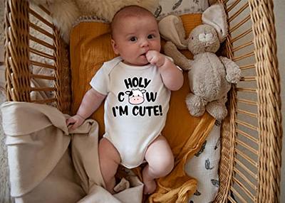 holy cow I m cute funny shirt cute Baby Onesie Funny toddler boy