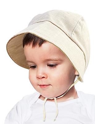 ZURLEFY Beige Baby Girl Sun Hat with Wide Brim, Baby Boy Summer Hat for  Toddler, Beach Caps Baby Essentials(22-01) - Yahoo Shopping