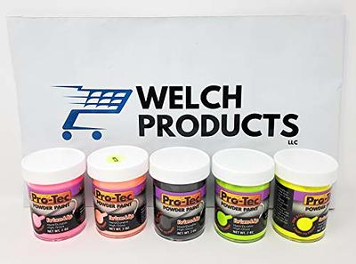 Welch Products 5 x 2oz Pro-Tec Jigs and Lures Powder Paints, Jig