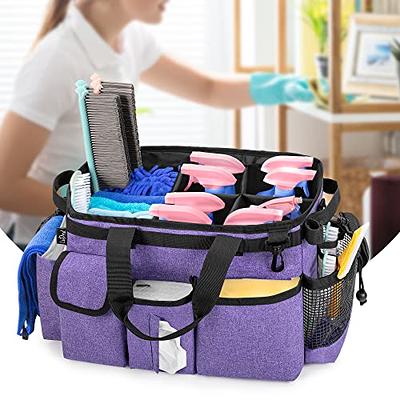 HODRANT Extra-Large Cleaning Caddy, Cleaning Supplies Organizer with  Handles for Cleaning Tools Products Storage, Large Capacity Cleaning Tote  Bag for