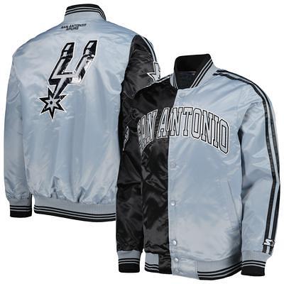 San Antonio Spurs Nike Youth Team Logo Showtime Performance Raglan Full-Zip Hoodie - Silver