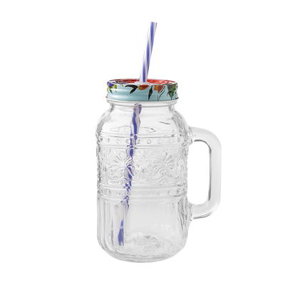 Libbey 92455 16 oz Mason Jar w/ Measurement Markings - Plastic, Clear