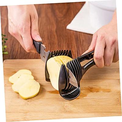 Tomato Slicer - Fruit And Vegetable Cutter - Cutting Holder 