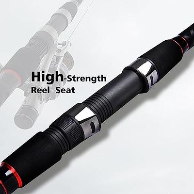 Fiblink Surf Spinning Fishing Rod 2-Piece Graphite Travel Fishing