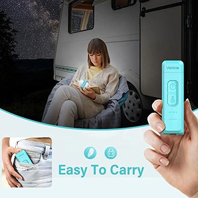 Vekkia The Newest Rechargeable LED Neck Reading Light, Book Light for  Reading in Bed, 3 Colors & 5 Brightness Adjustable, Long Lasting. Perfect  for Reading, Knitting, Camping & Repairing 