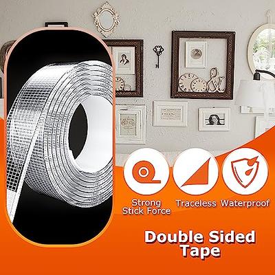 MS WGO Double Sided Tape Heavy Duty Mounting Tape Hand Tear 1.18in