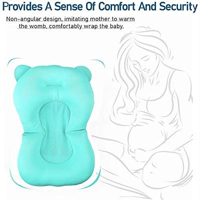 Baby Bath Tub Pillow Floating Anti-Slip Bath Cushion Soft Seat Bathtub  Support for Newborn 0-6 Months