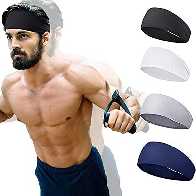 Pack Of 12 Elastic Sports Headbands, Sports Hair Bands, Silicone, Non-slip  Elastic Sports Headbands For Football