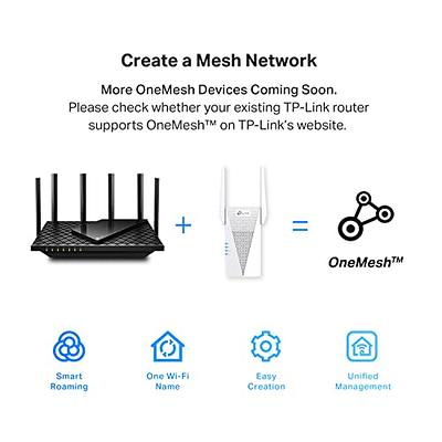 TP-Link RE615X AX1800 Dual-Band Wi-Fi 6 Range Extender RE615X