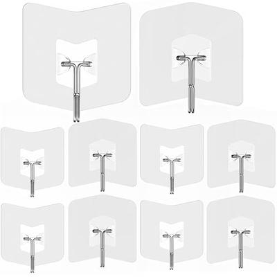 Cabilock 20pcs No Trace Screw Sticker Hooks Self Adhesive Clear Hangers  Towel Hook Wall Mounted Hook Punch Free Screw Stickers Adhesive Hanging  Screw Key Peg Acrylic Stainless Steel - Yahoo Shopping