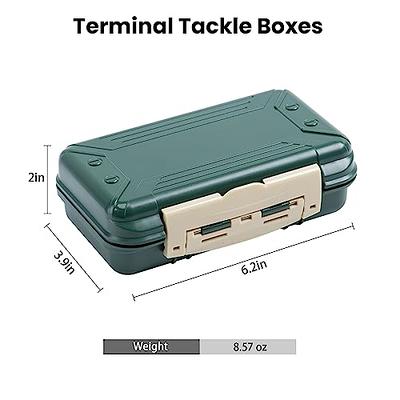 Goture Fishing Tackle Box Small Floating Waterproof Terminal Storage Double- Sided Plastic With Adjustable Dividers Organizer Making Accessories Kit Set  Green Included Lure - Yahoo Shopping