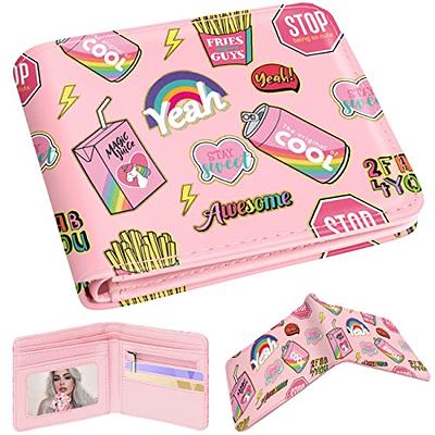 Girls Pu Leather Coin purse Women Small wallet zipper Pouch Kawaii Mini Coin  Bag Cards Holder Cute ladies Handbag