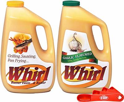 Whirl Liquid Butter Flavor Oil and Garlic Liquid Butter Flavor Oil 1 Gallon  of Each with By The Cup Measuring Spoons - Yahoo Shopping