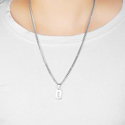 HH Bling Empire Gold/Silver Initial Neckaces for Women, Diamond Initial  Necklaces for Girls, Iced Out Letter Necklace with Initials A-Z 18 Inch