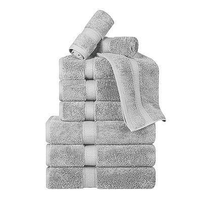 DJDEEK Bath Towel Set, Combed Cotton Bath Towels Absorbent Bath