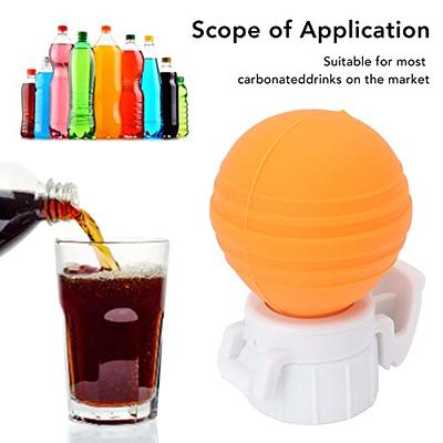 Soda Bottle Lid Carbonated Drink Pump Lid Fizz Keeper Pump Black