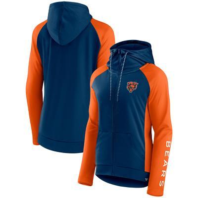 Chicago Bears Fanatics Branded Defender Full-Zip Hoodie Jacket - Navy