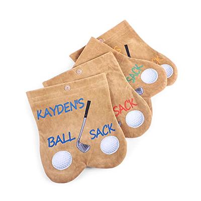 Dearlovey Personalized Name Golf Ball Sacks, Portable Flannelette