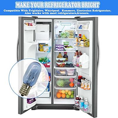 FELHOOD 297048600 241552802 Refrigerator Light Bulb Replacement for  Frigidaire Refrigerators T8 E17 25W Light Bulb AP3770086 1056577 AH976993  EA976993 - Yahoo Shopping