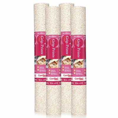 Con-Tact Grip Liner 12 in. x 5 ft. Berry Non-Adhesive Grip Drawer and Shelf Liner (6-Rolls), Pink